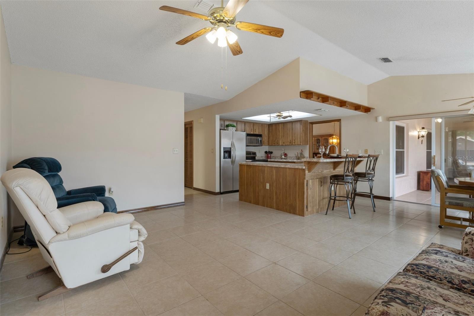 The Family room is open to the Kitchen...which is great for entertaining