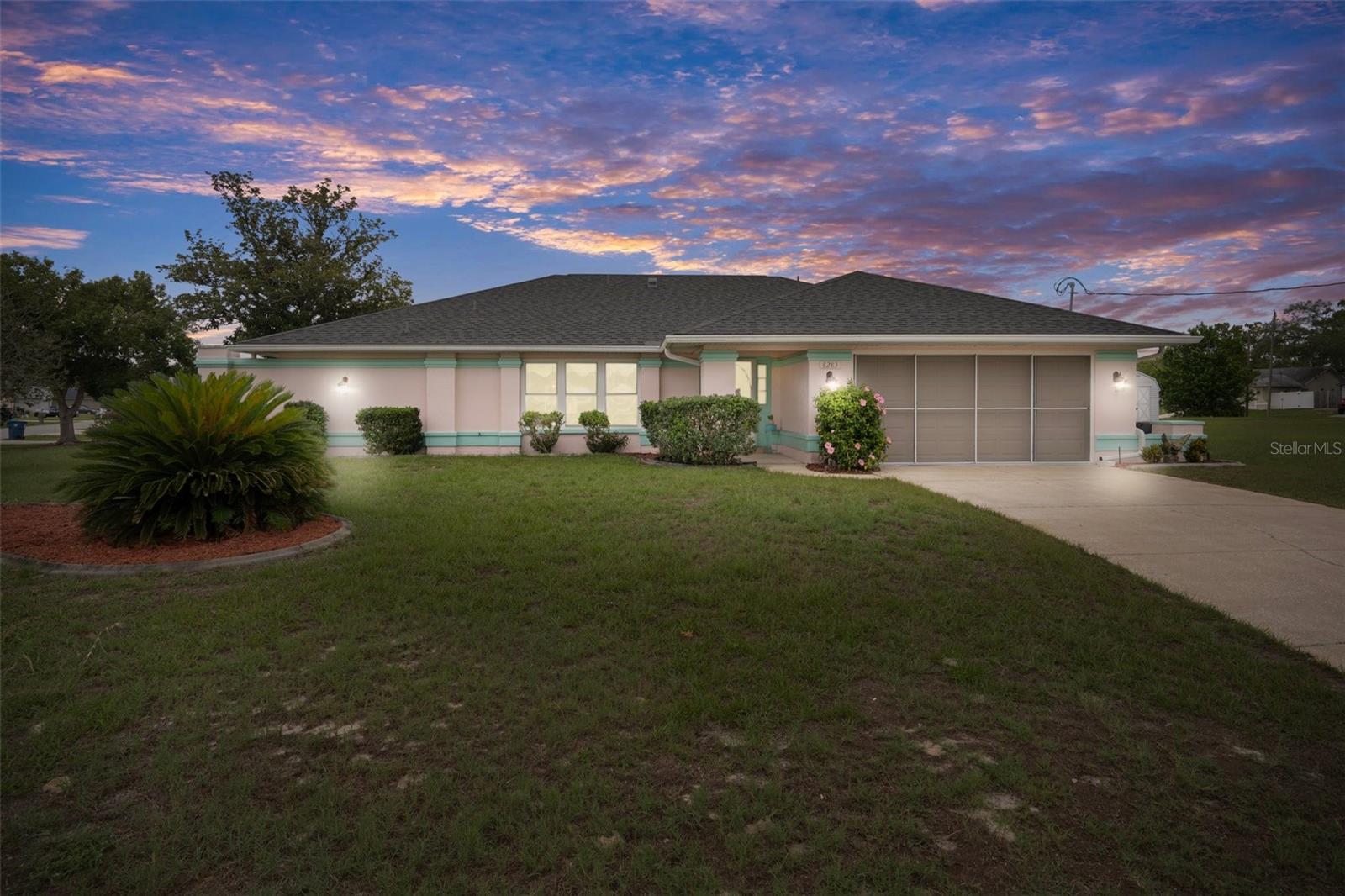Gorgeous Twilight view of the home