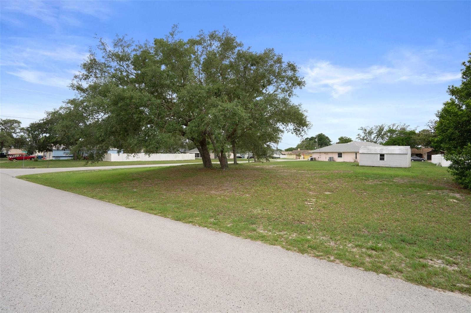 This is the opposite corner of the property
