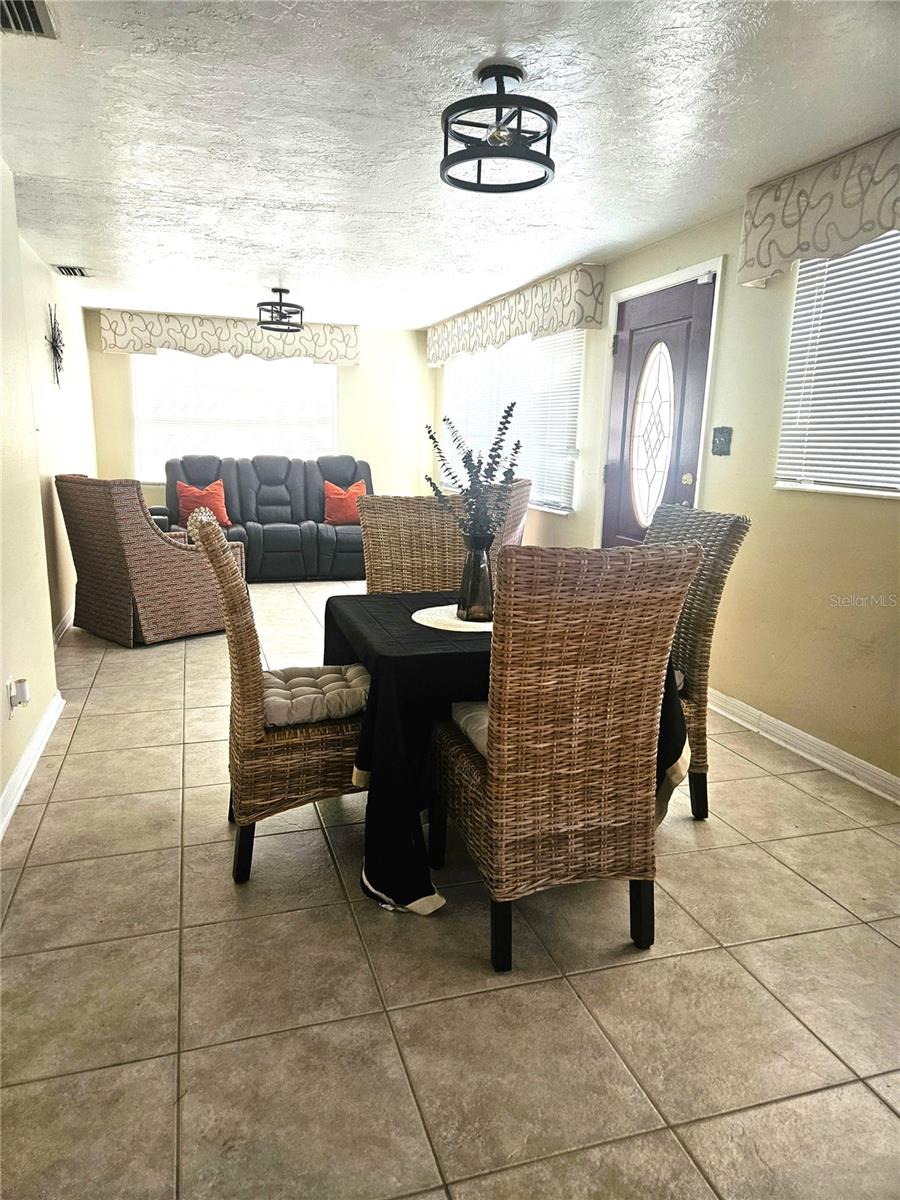 Living room/Dining combo