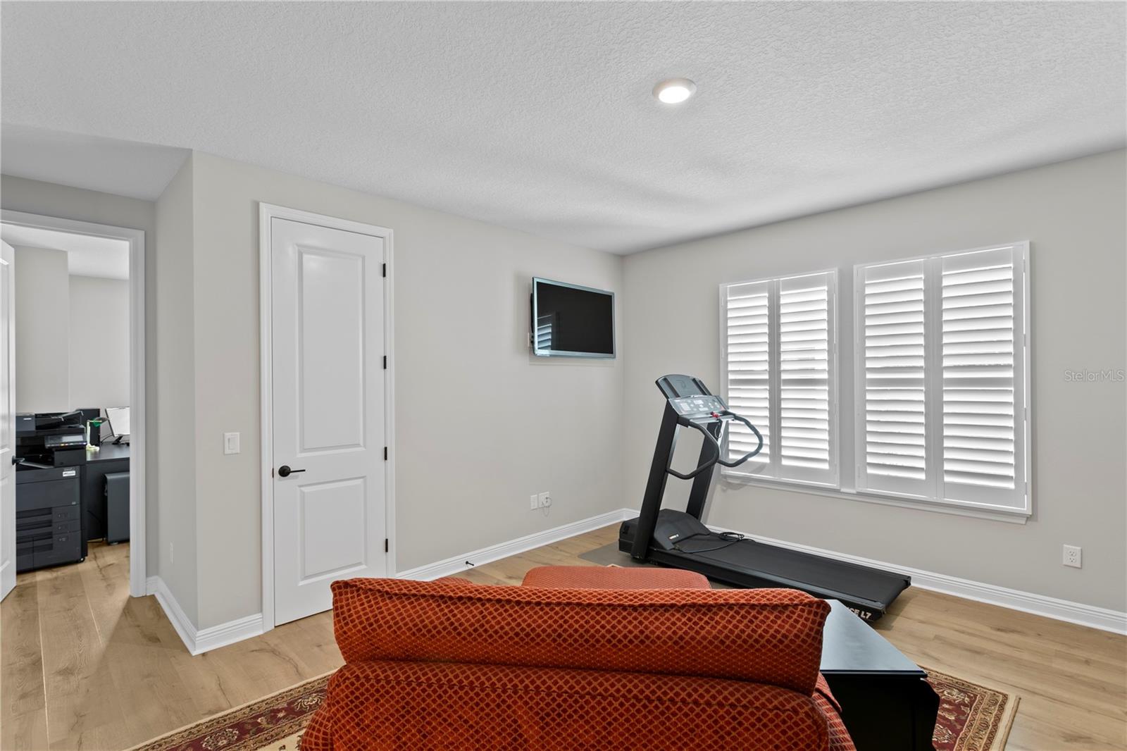 This bonus/loft space can be used as a home gym, playroom, work-from-home set up or whatever suits your lifestyle.