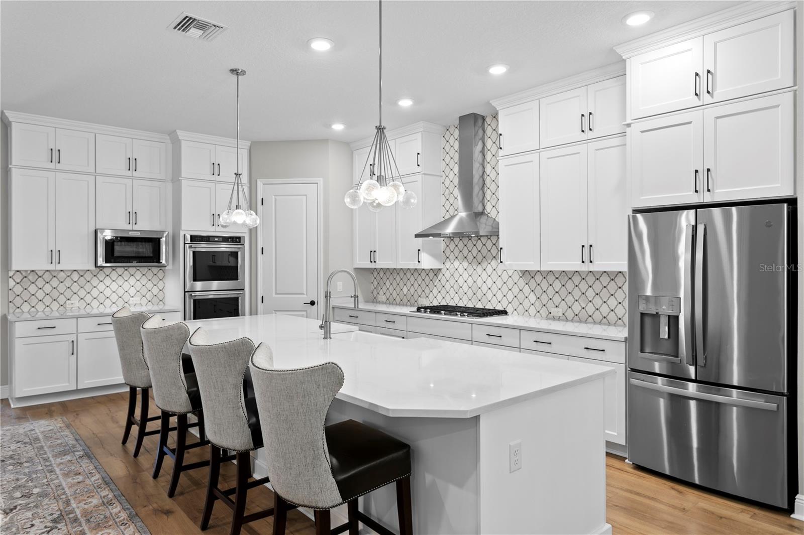 This beautiful kitchen is truly the heart of the home.