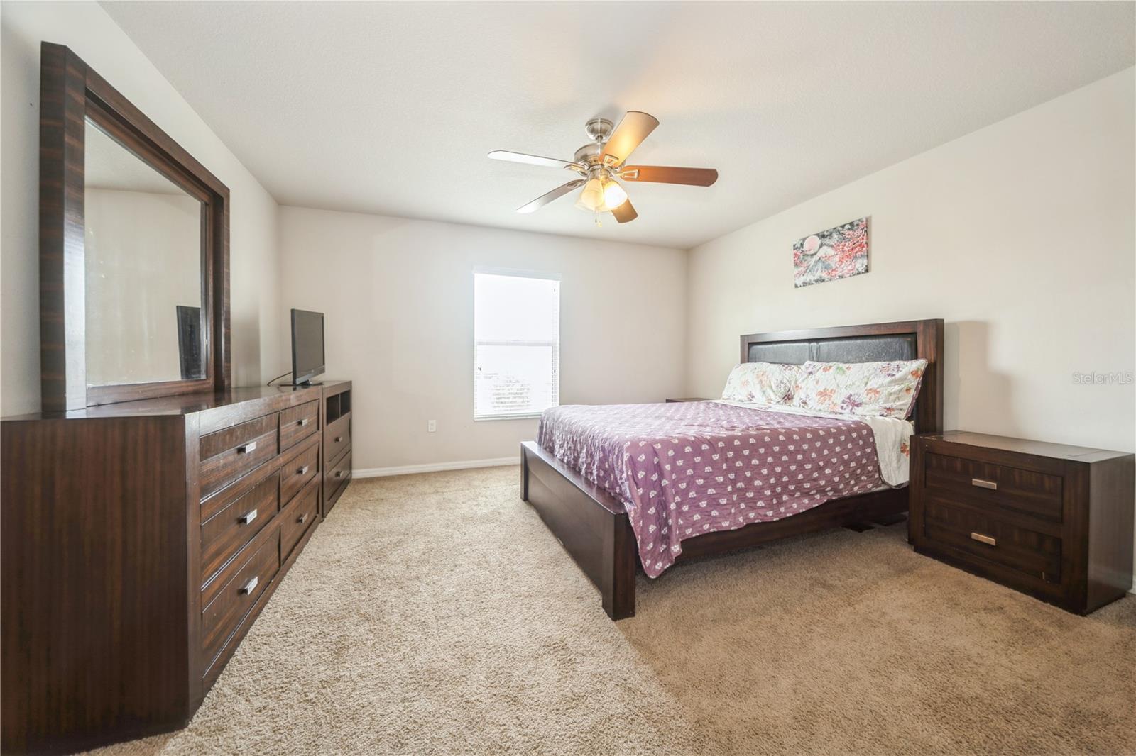 bedroom with natural lighting