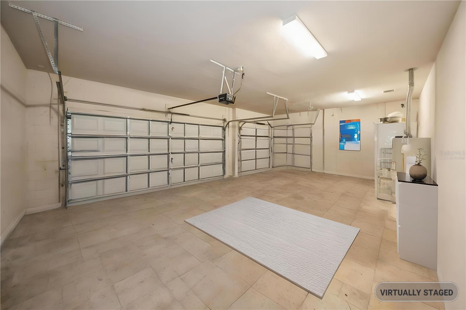 Virtually Staged Garage.