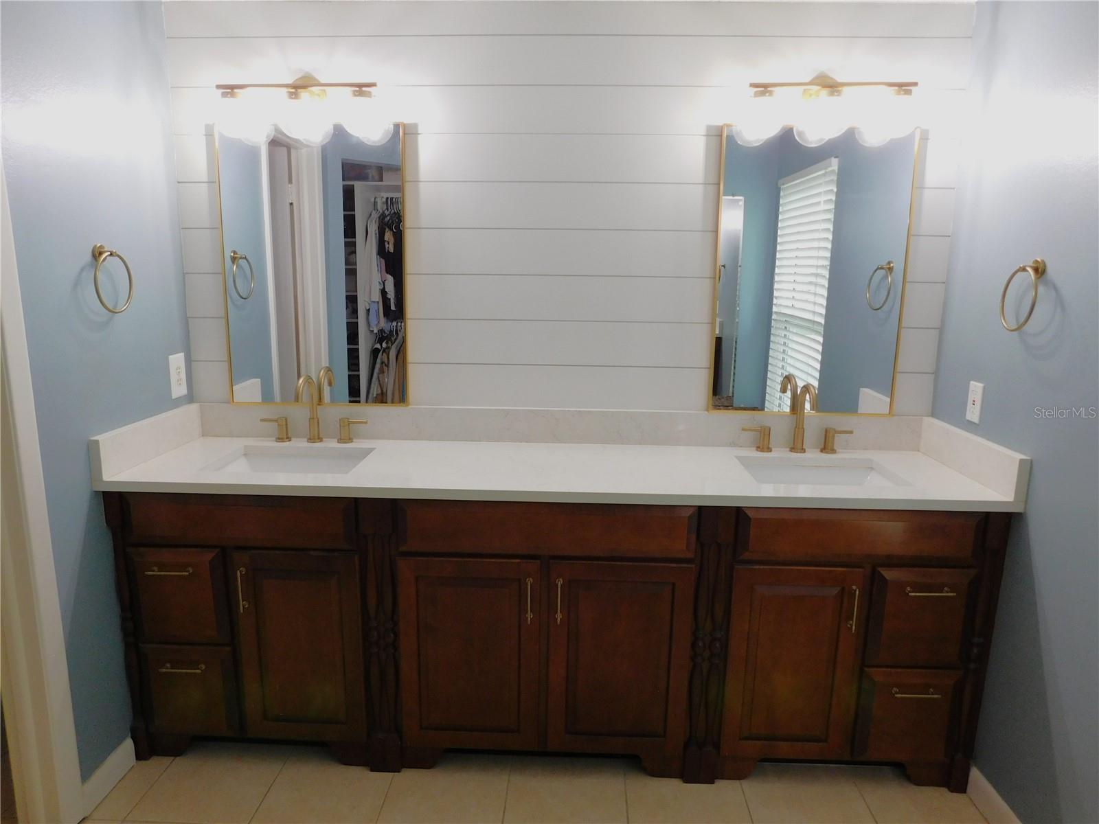Master bathroom vanity