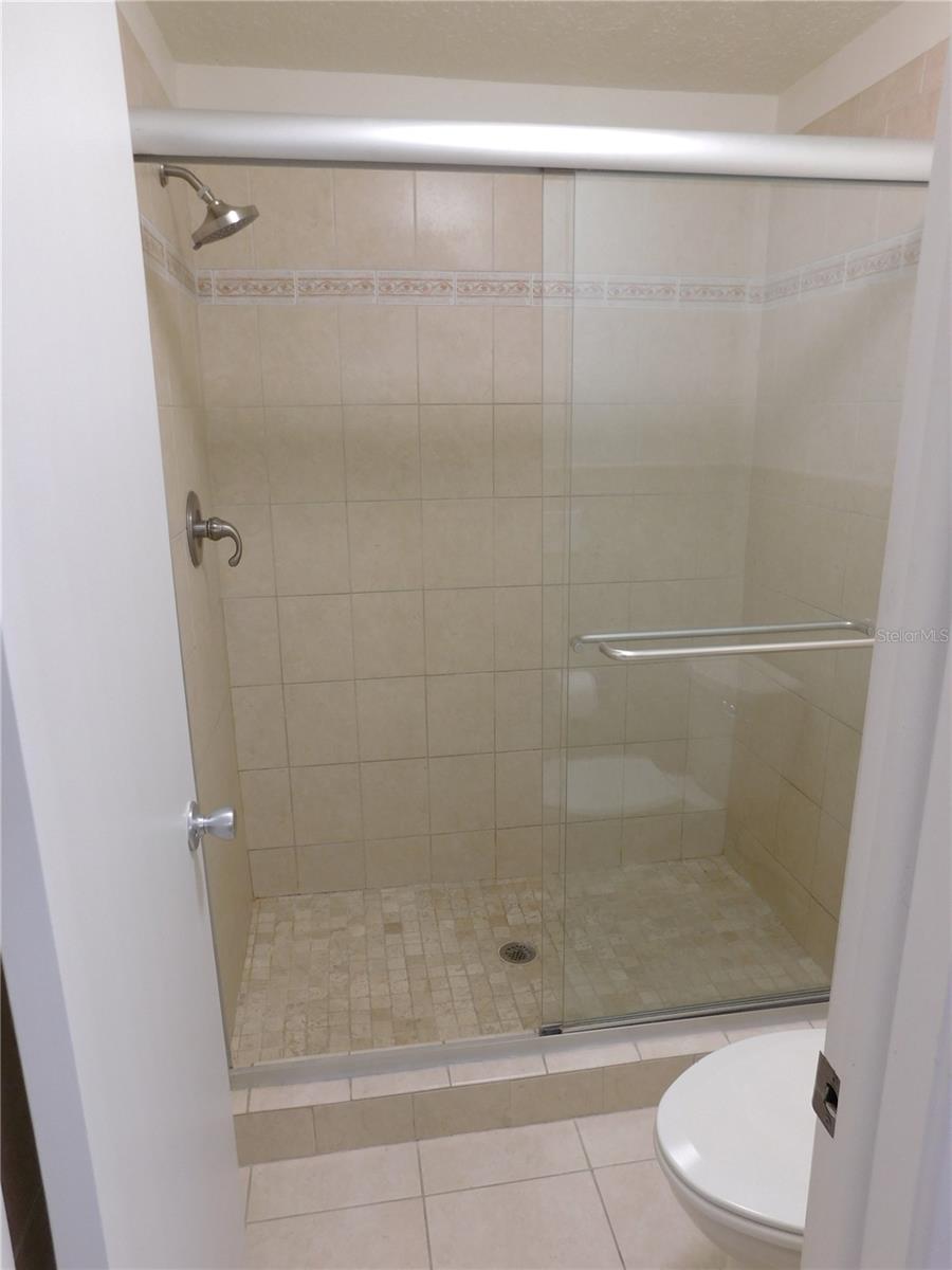 Master shower