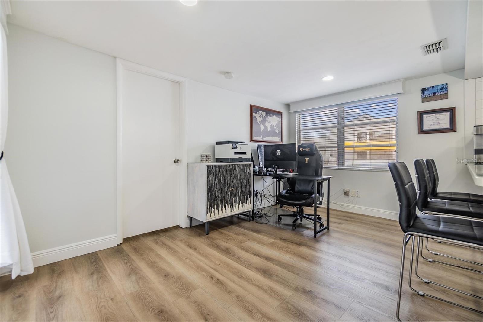 Flex Room with door to 3rd bedroom
