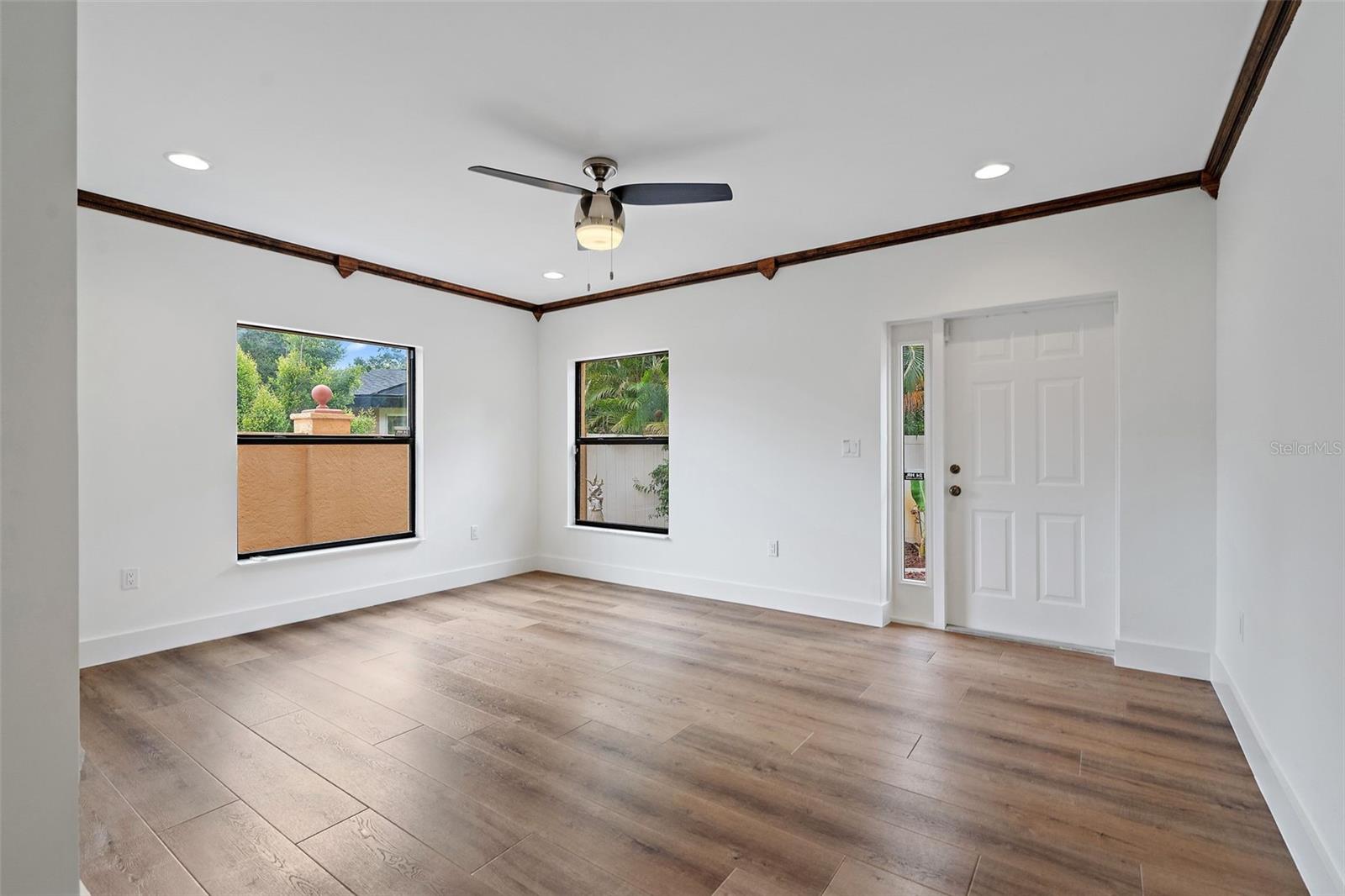 Home Office or 4th Br to left of entry foyer