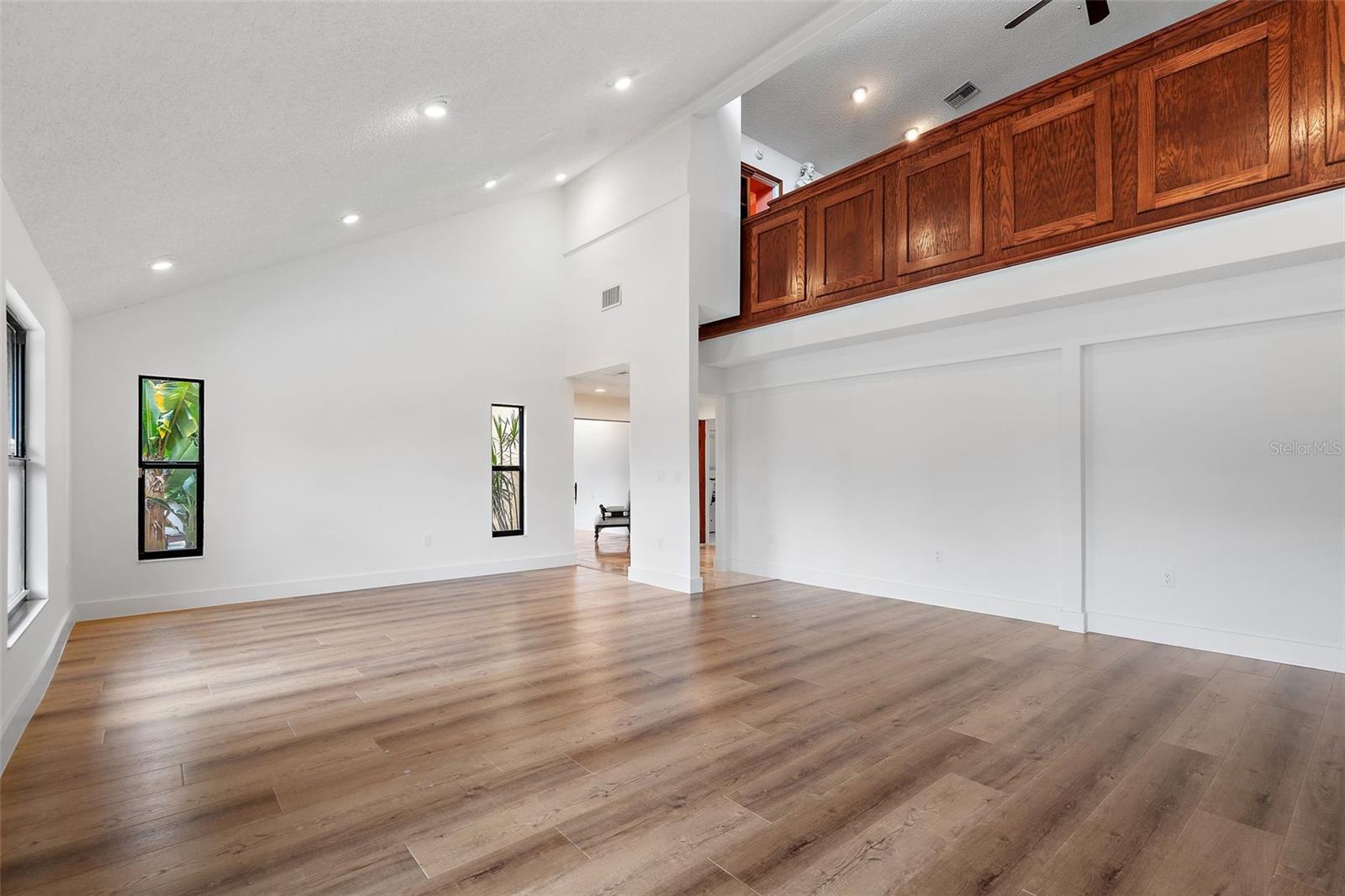 Living Room -  high ceilings