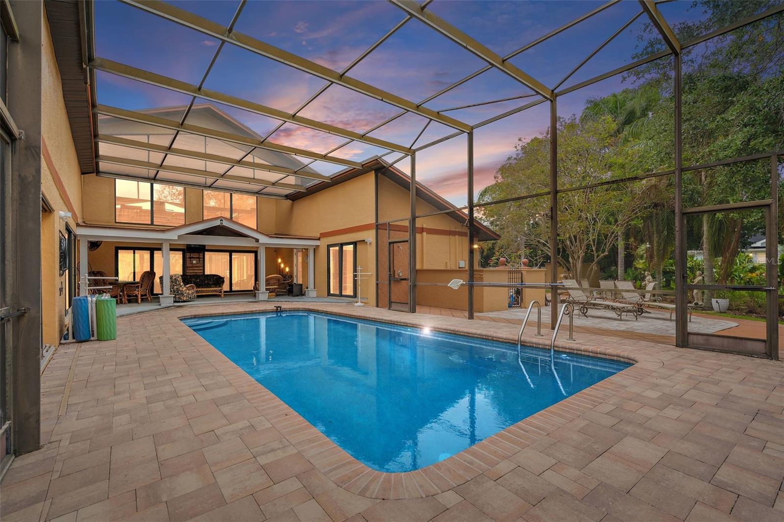Pool - Decking and Lanai area are Birdcaged
