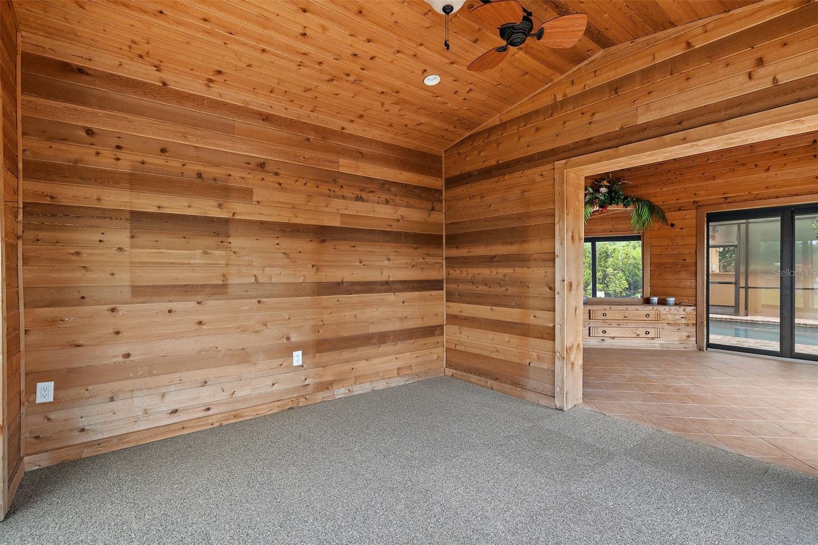 Gym Area - Adjacent to Master Suite "West Wing" of The Home