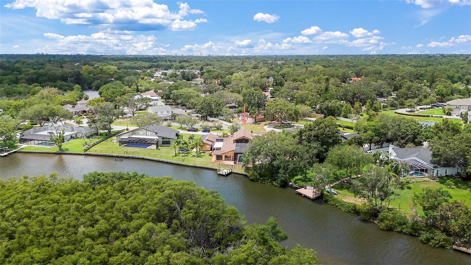 Allens Creek - empties into Clearwater / Old Tampa Bay - near Marine Max
