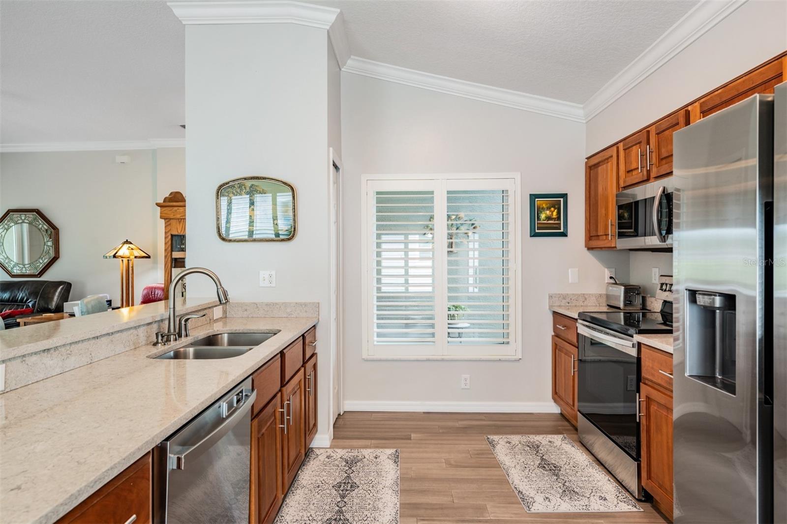 Granite counters in new kitchen!