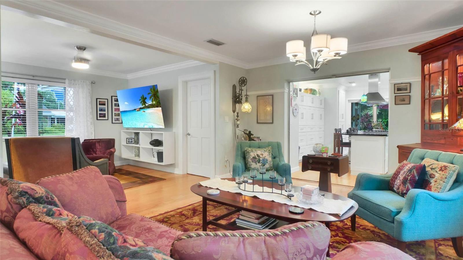 Living Room/Media Room/Kitchen