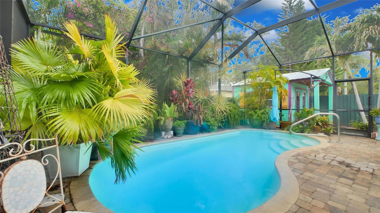 Enclosed Natural Gas Heated Pool