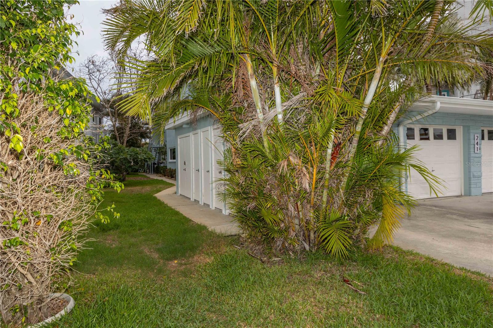 ON LEFT ARE STORAGE CLOSETS, RIGHT IS GARAGE