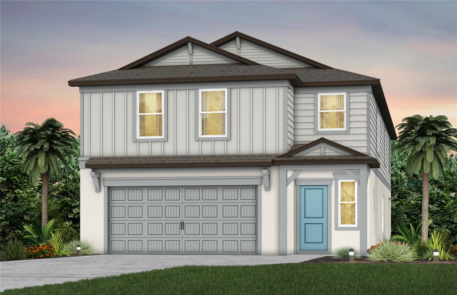 Exterior Rendering, Elevation CO1 - GF