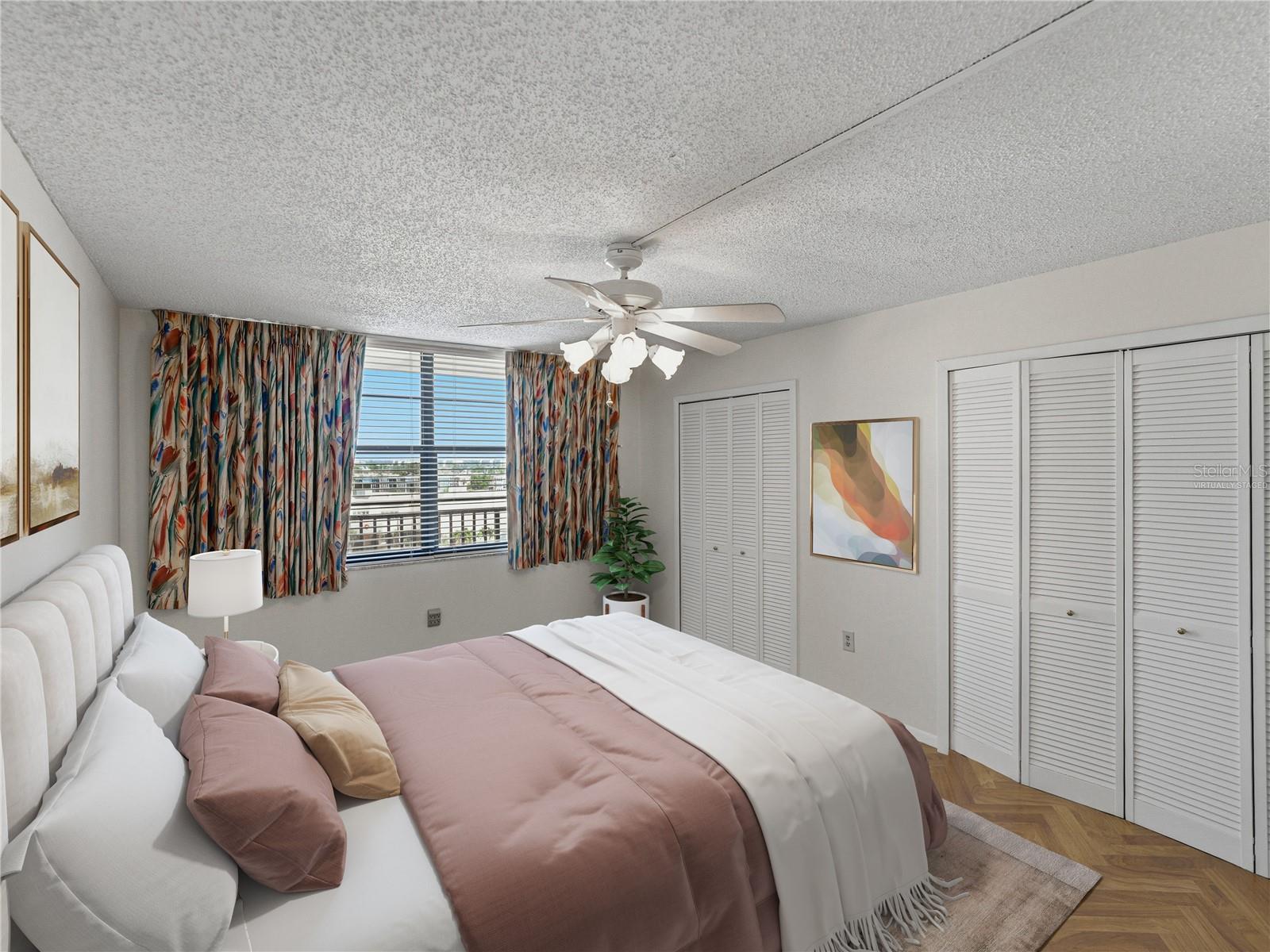 Virtually Staged Bedroom.