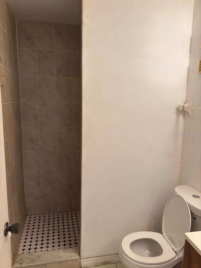 Master bathroom with shower