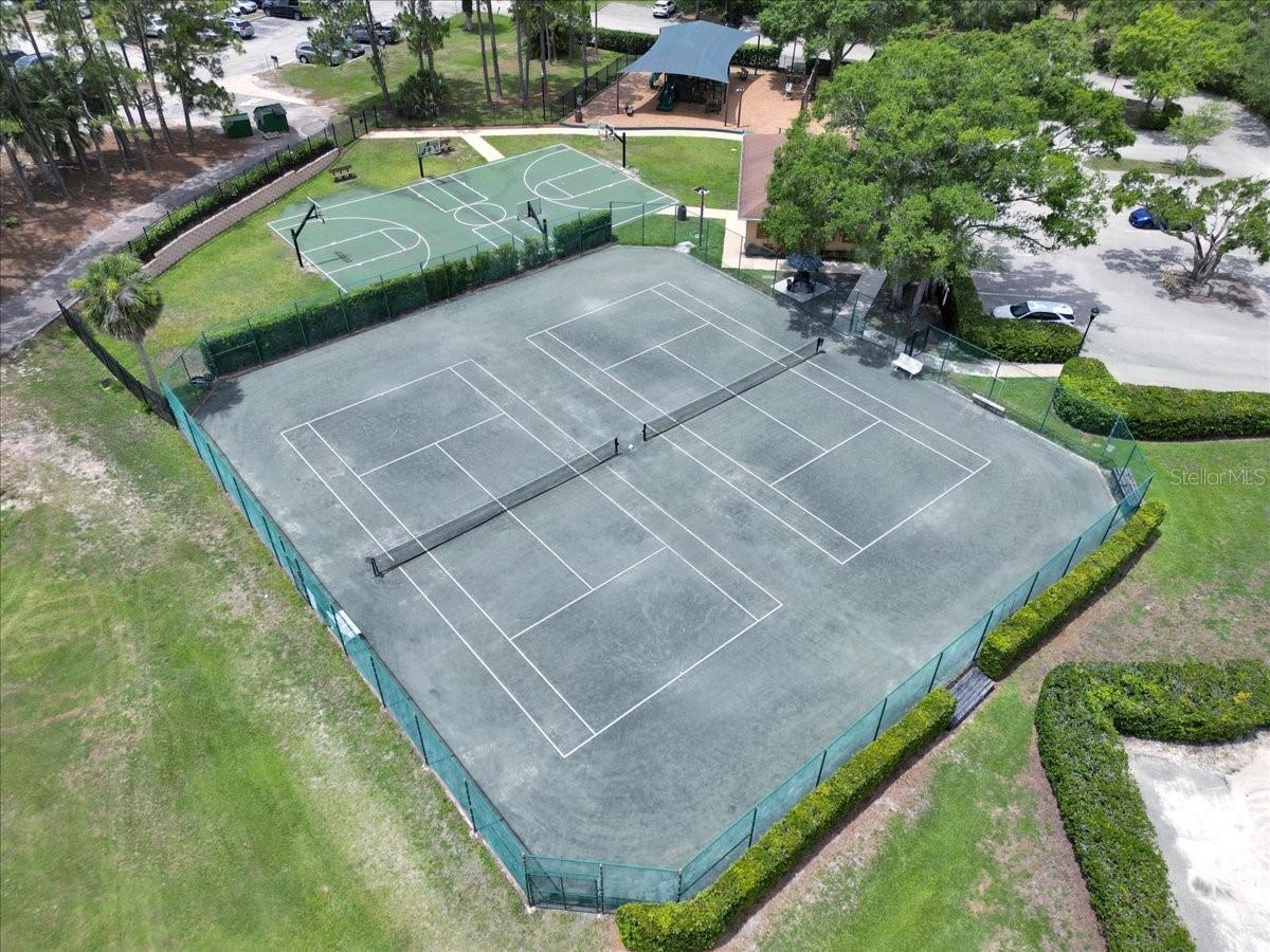tennis courts