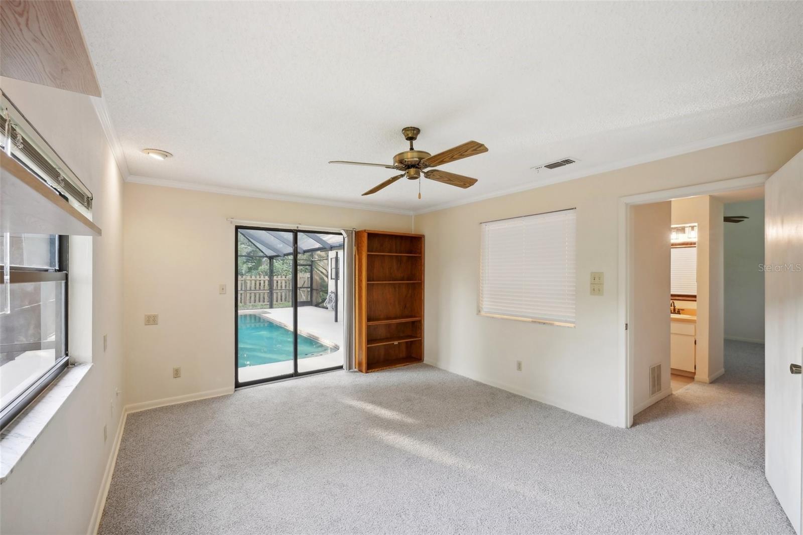 bonus rm, located on the other side of master bath, could be office or master bedrm, and turn master bed rm into living rm and living rm into 4th bed, see floor plan in pics