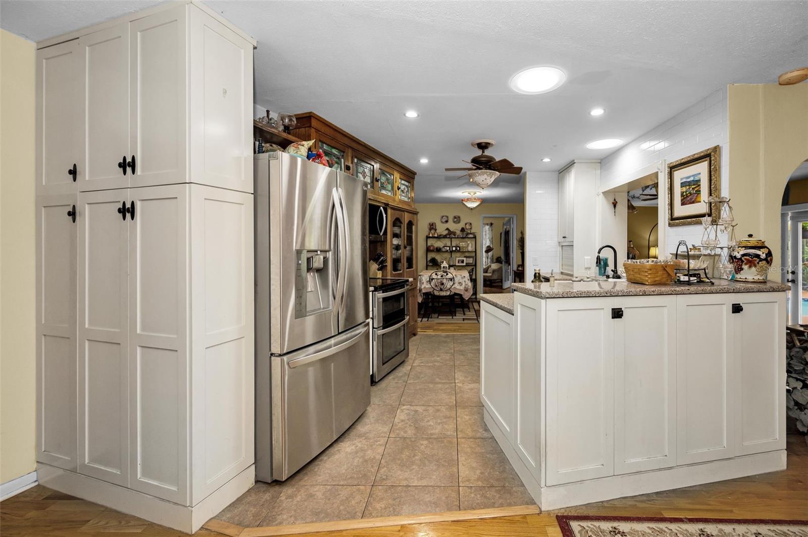 Kitchen with SS appliances and lots of storage