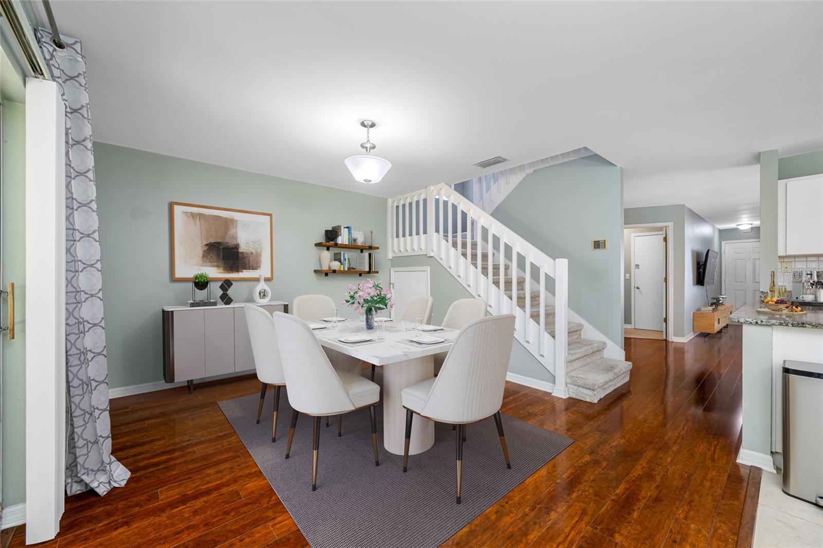 Virtually Staged Dining Room