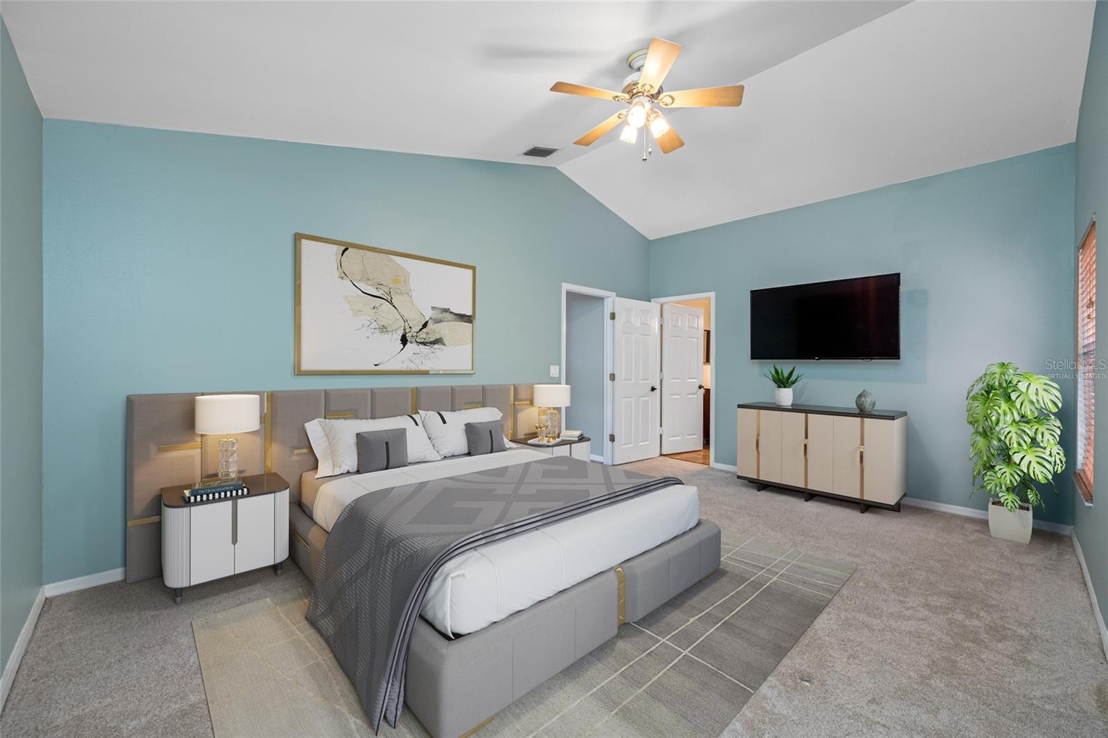 Virtually Staged Primary Ensuite