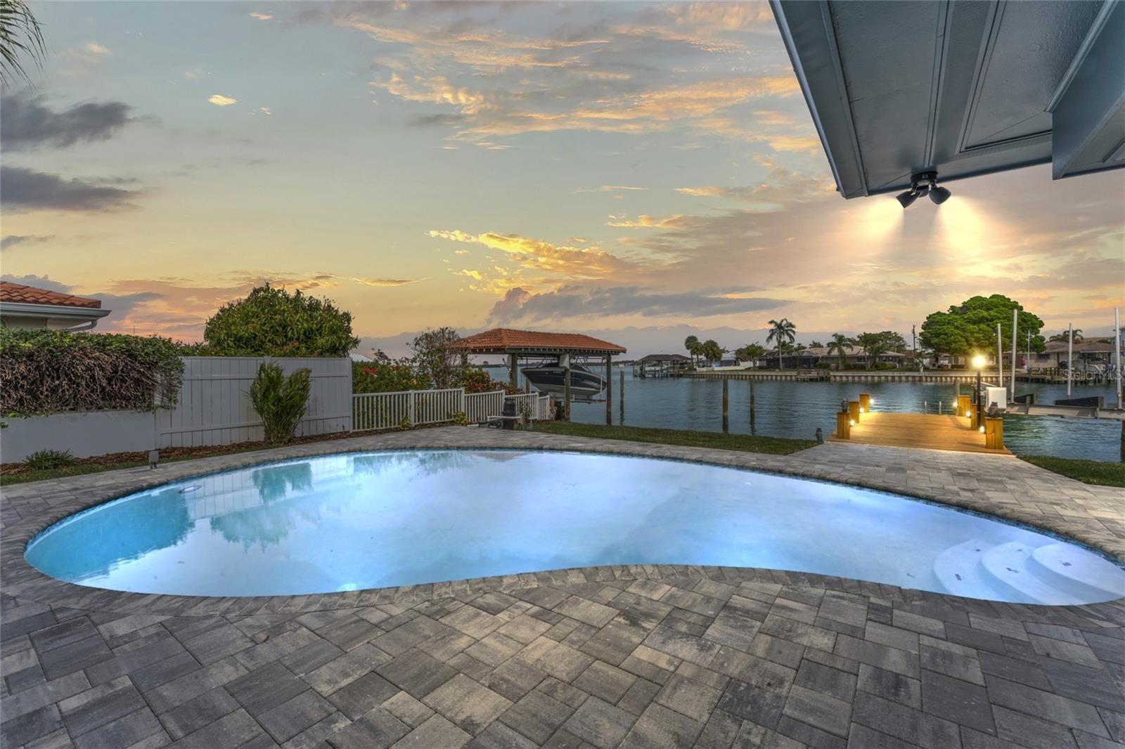 After a long day, enjoy a swim in the lovely pool