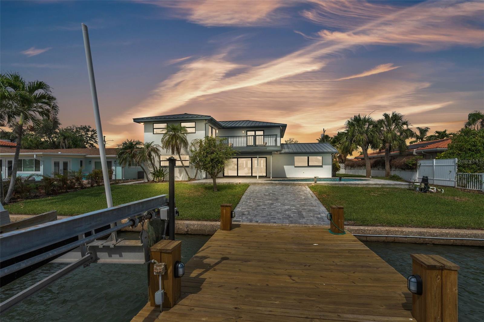 Beautiful evening views from your new home