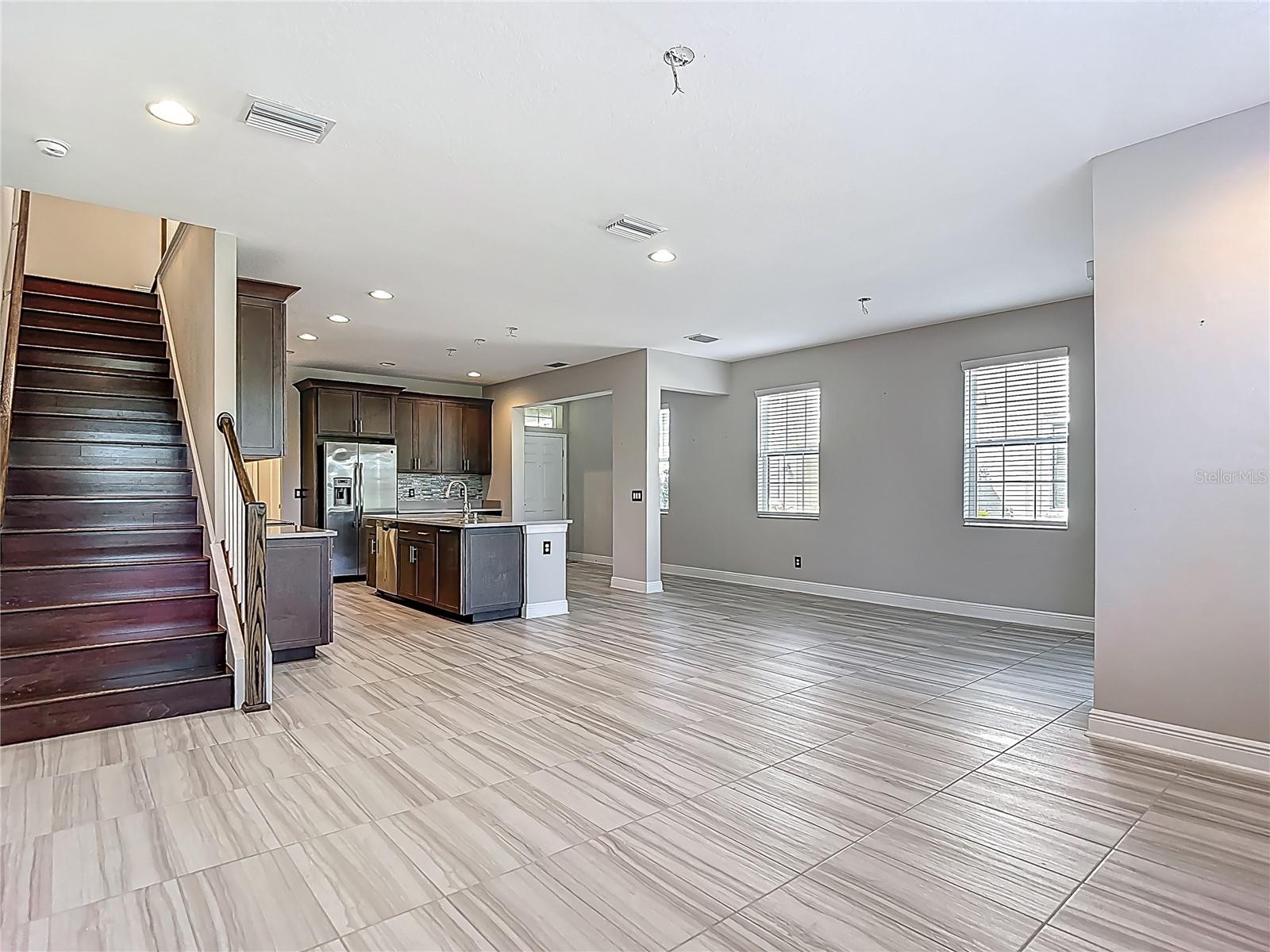 Kitchen Island - Family Room open concept