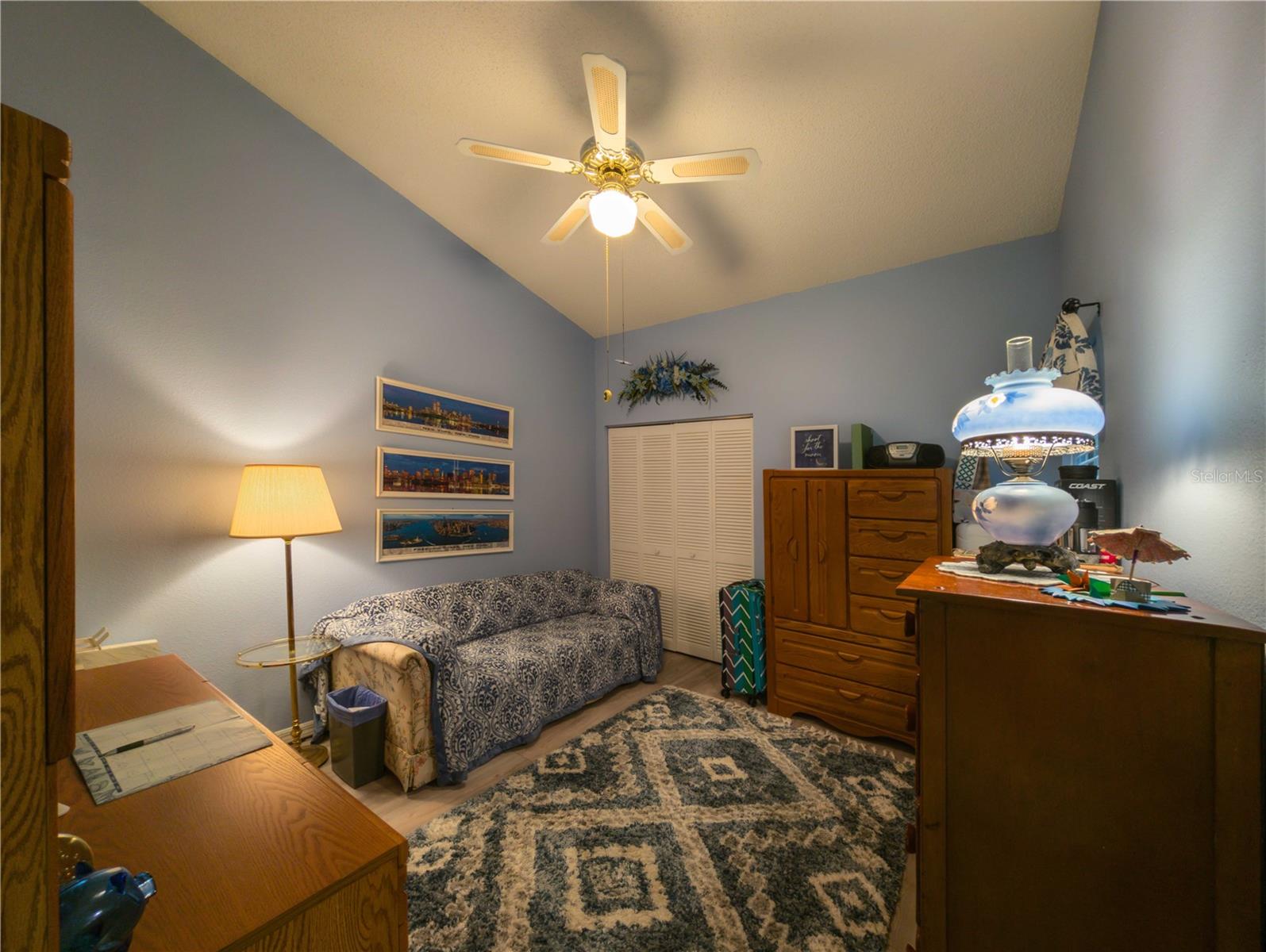 Second bedroom also serves well as an office