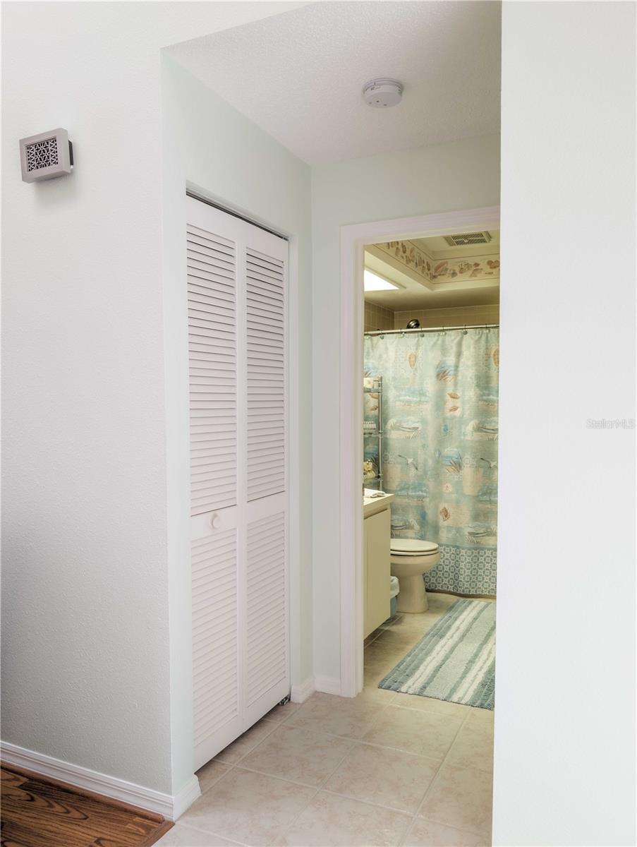 Extra hall closet for storage
