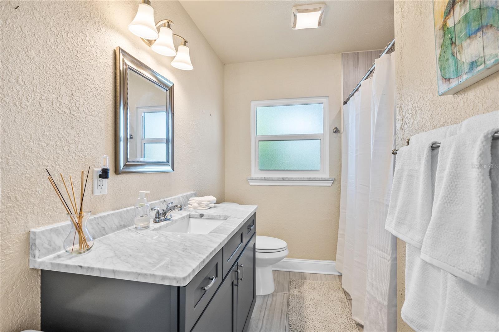 Guest bathroom.