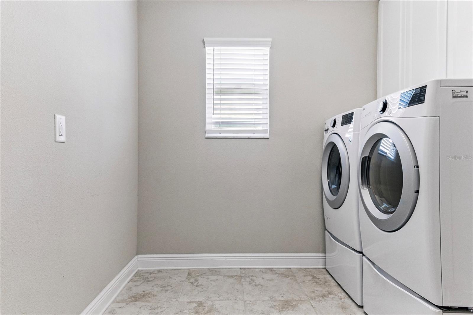 upstairs laundry room
