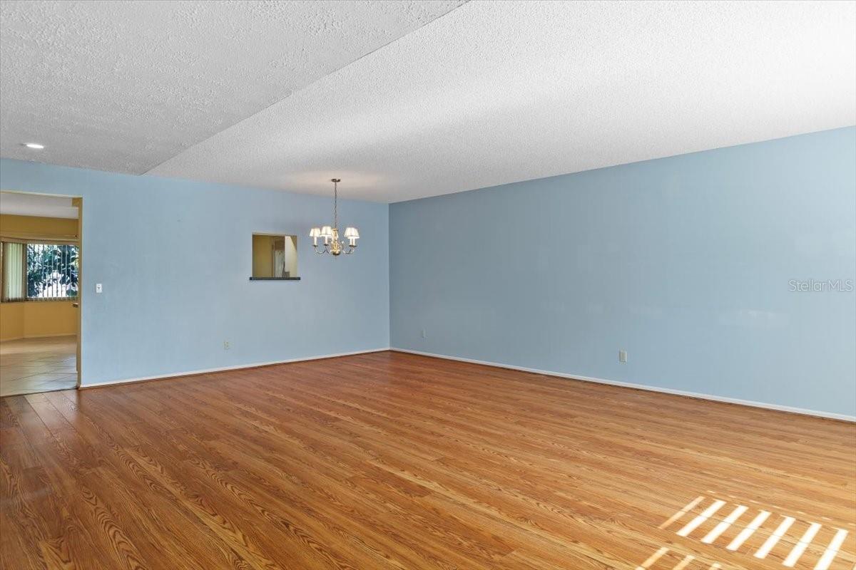 Front Living Room and Dining Room combo