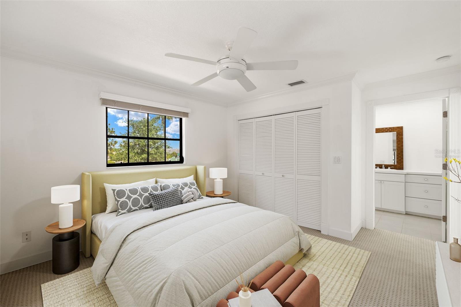 Primary Bedroom- virtually staged