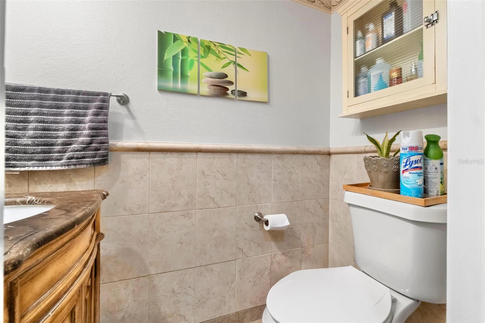 Downstairs half bath
