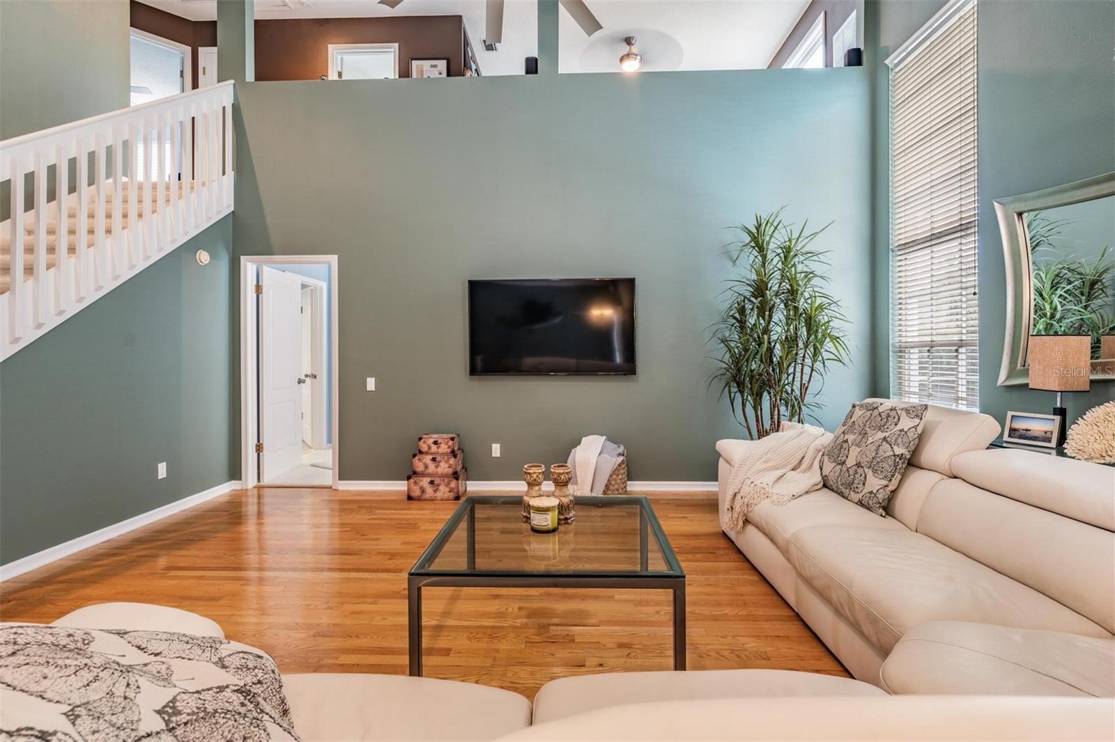 Living Room & Loft Views