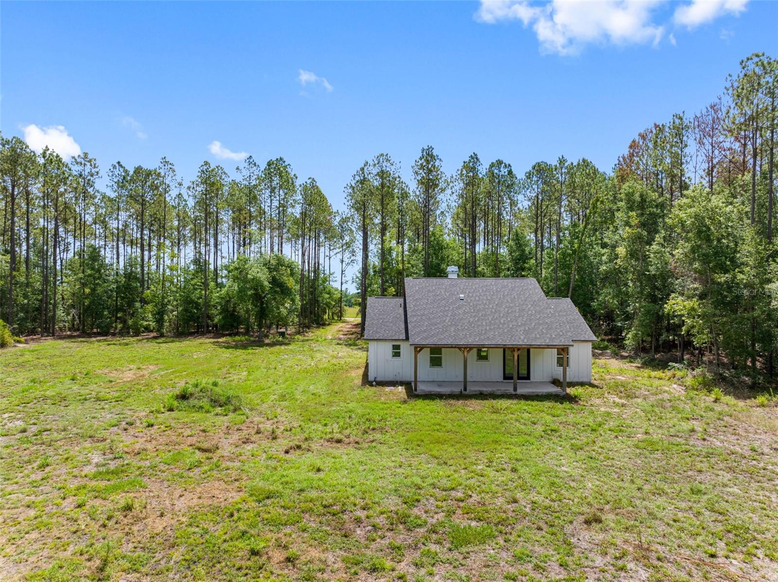 Back view of property
