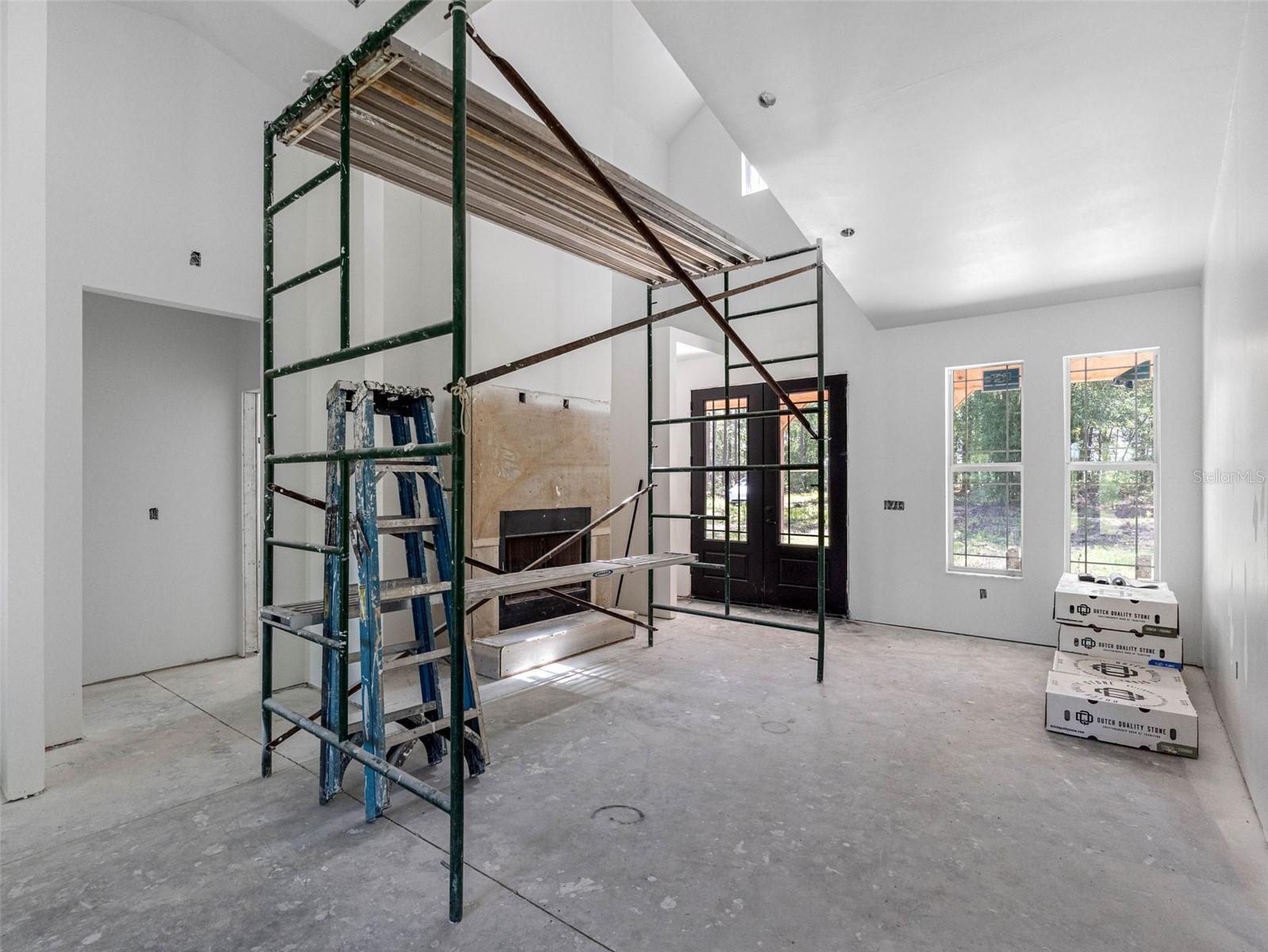Living room entry area