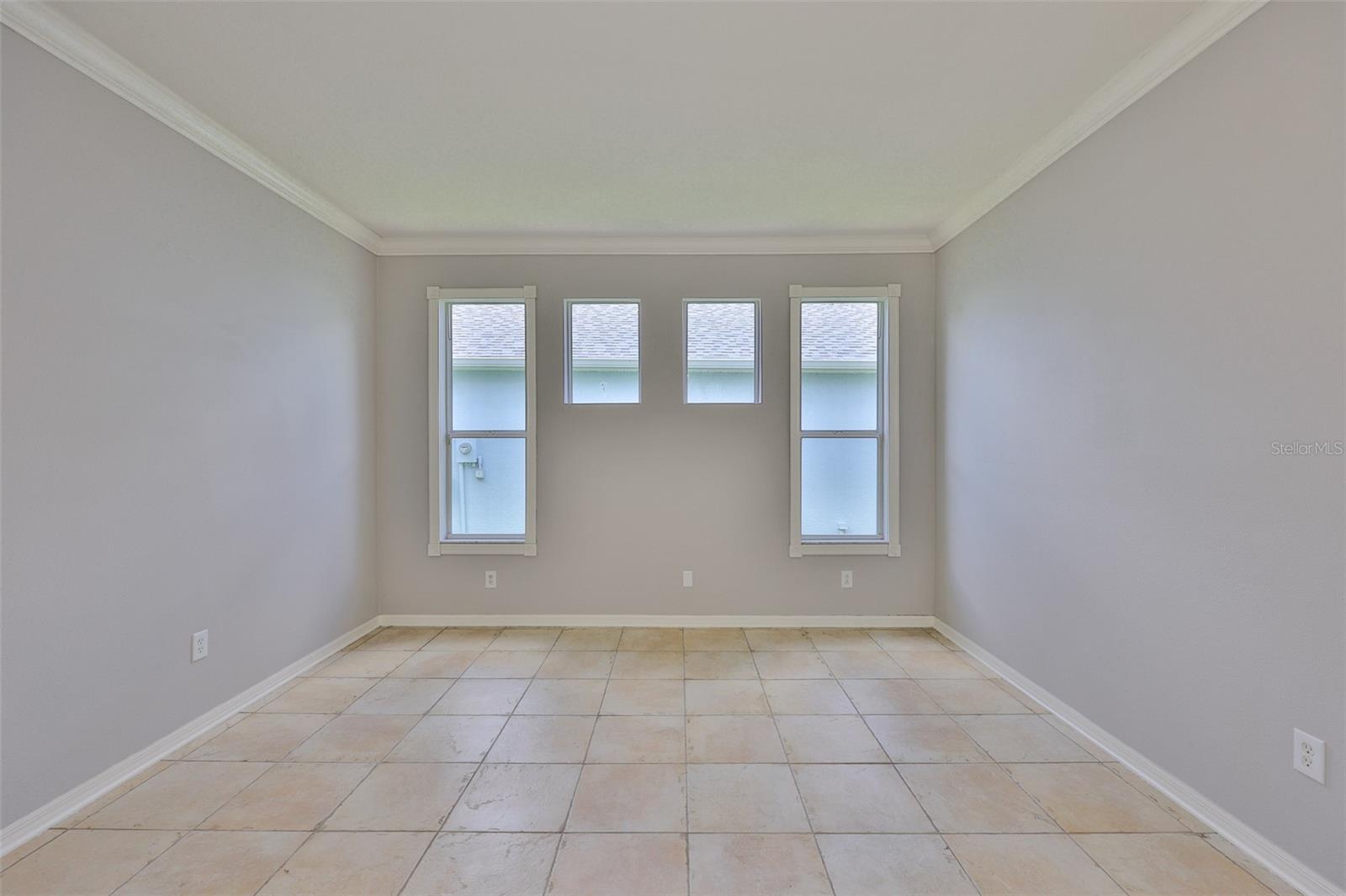 Study/den and window wall