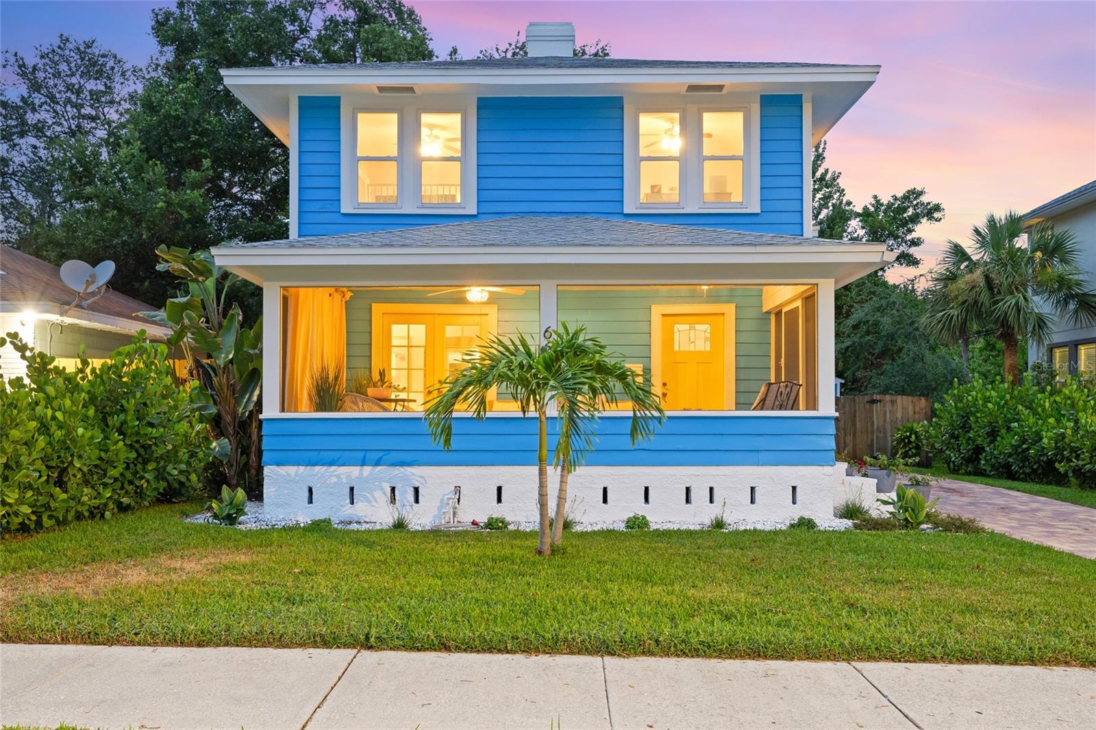 Charming, restored 1928 Bungalow, freshly painted with lush landscaping welcoming you home.