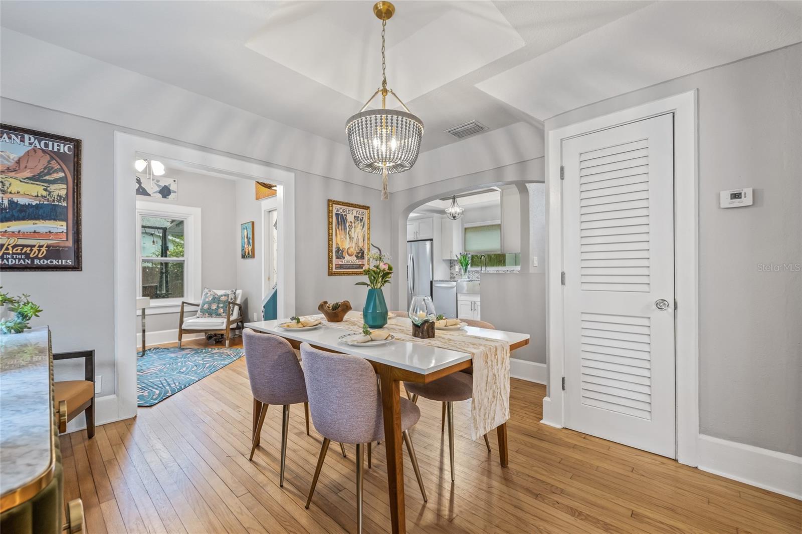Adjacent to the study/den and kitchen, the home has great flow that blends seamlessly from one space to another.
