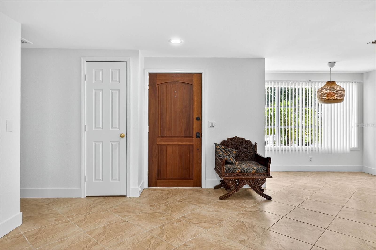 main house entry and dining room