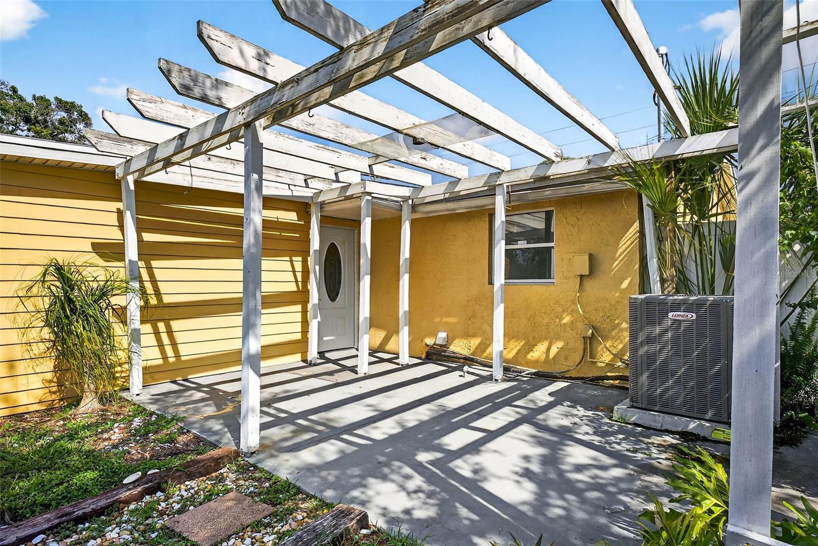 back patio to main house