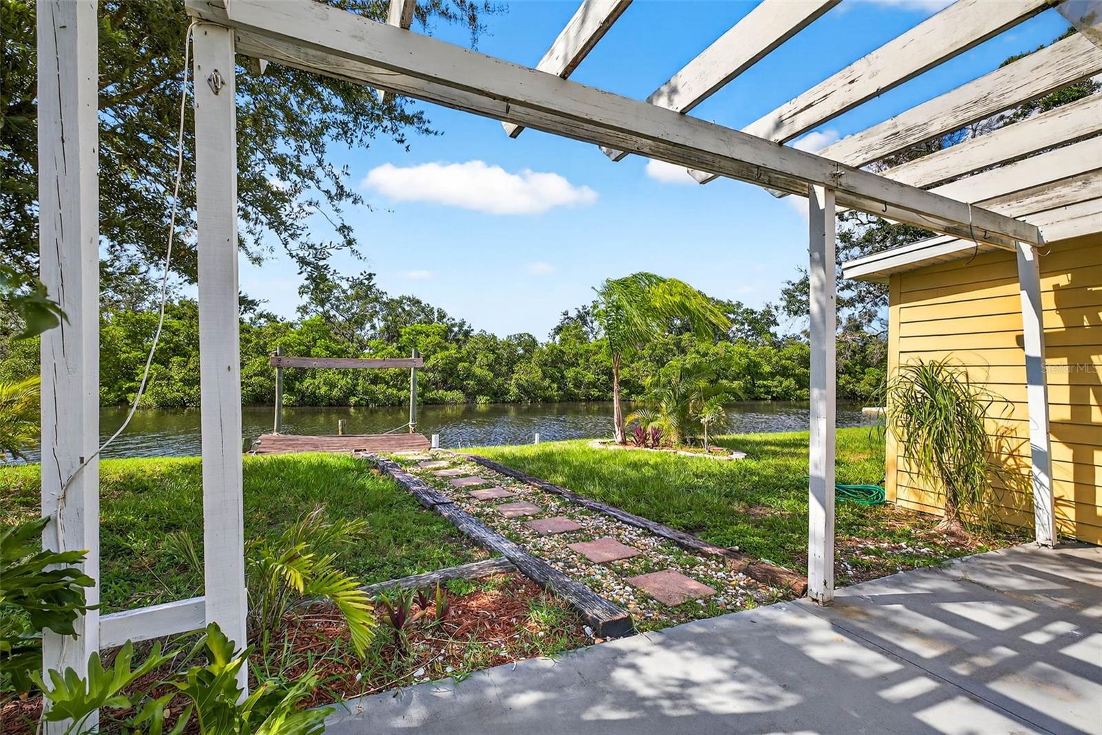 Back patio to main house