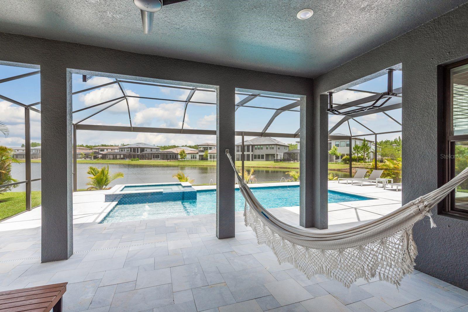 Spacious lanai
