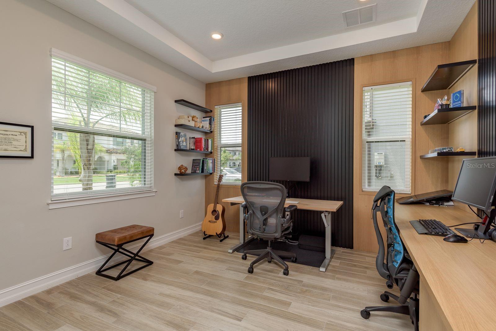 Office with built ins