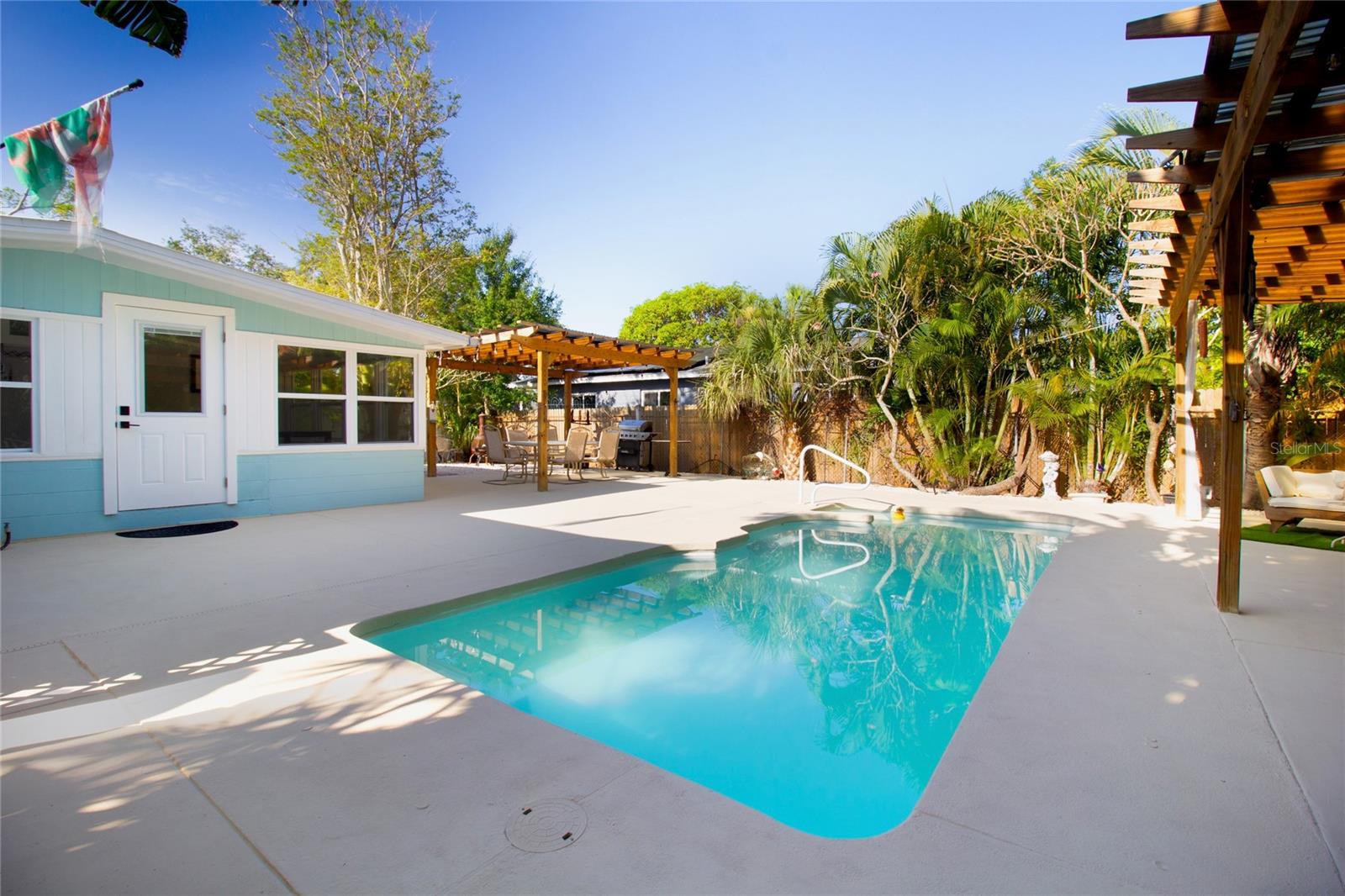 Beautiful backyard